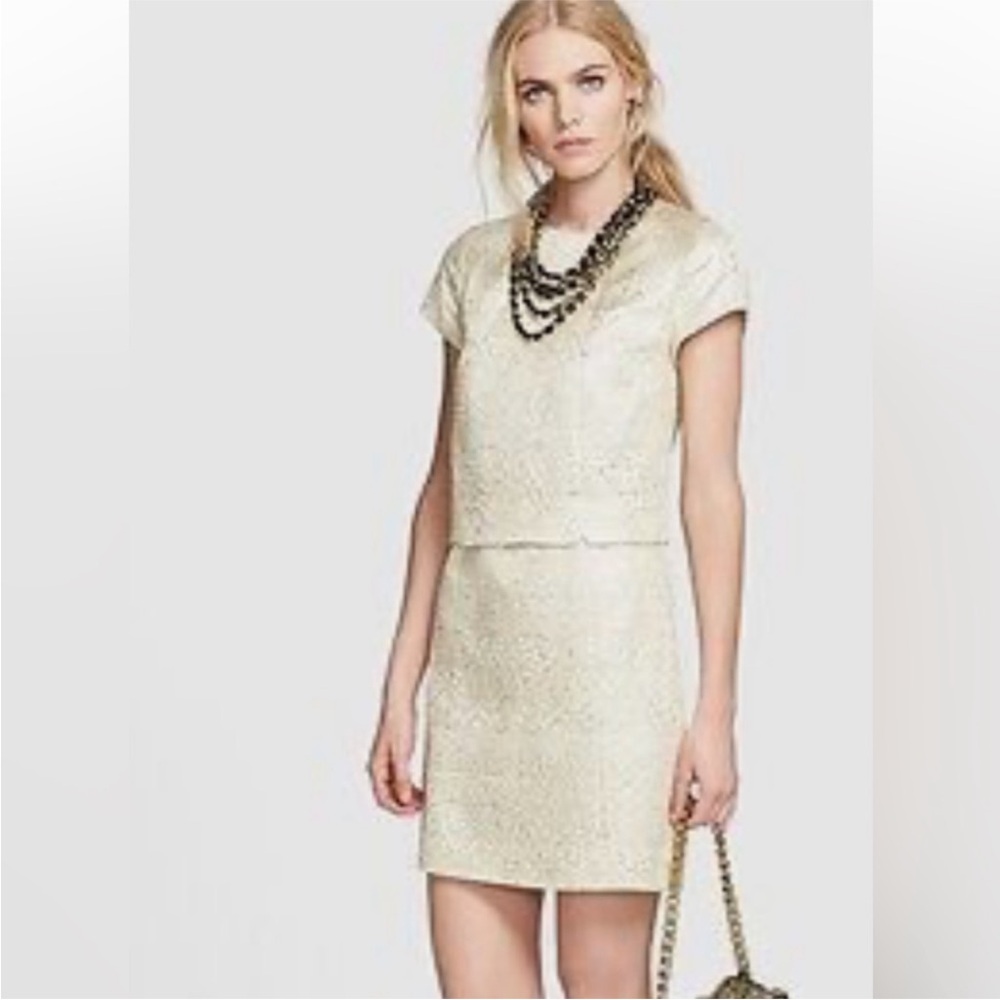Tory Burch Cream Mini Dress